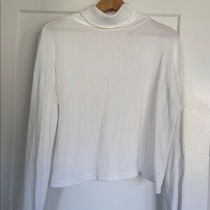 Brandy Melville White Long Sleeve Top